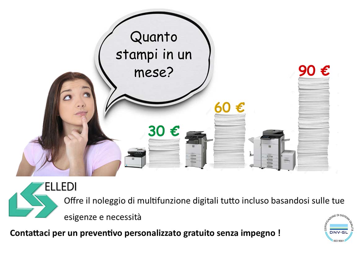 offerta noleggio stampanti